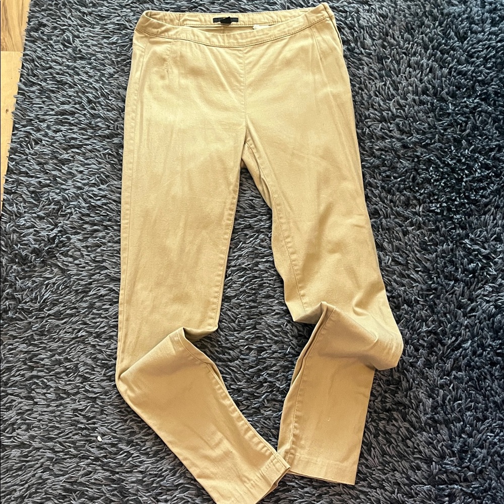 Khaki Pants H & M Cotton Skinny Womens 8